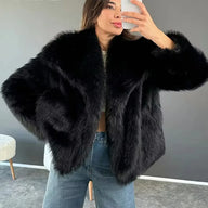 Fashionable Fur Coat