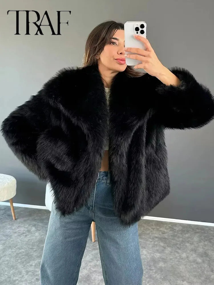 Fashionable Fur Coat