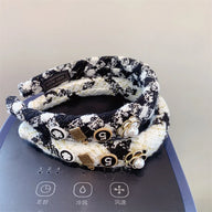 Black & White Camellia Hairband