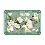 American Leather Dining Placemat Floral Print Insulation Mat Waterproof Table Decoration Accessories PU Leather Dining Table Mat