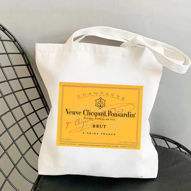 Veuve Canvas Shopping Bag