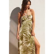 Tropical Adventures Halter Dress