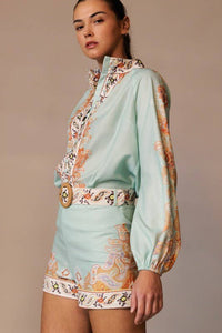 Paisley Printed Blouse