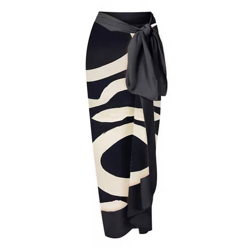 SET: Modern Muse Once Piece Swim & Matching Sarong