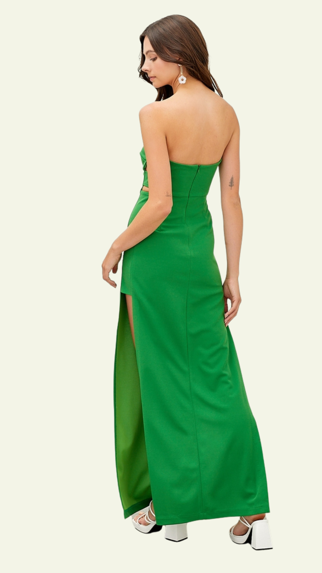 Deep Green Dress