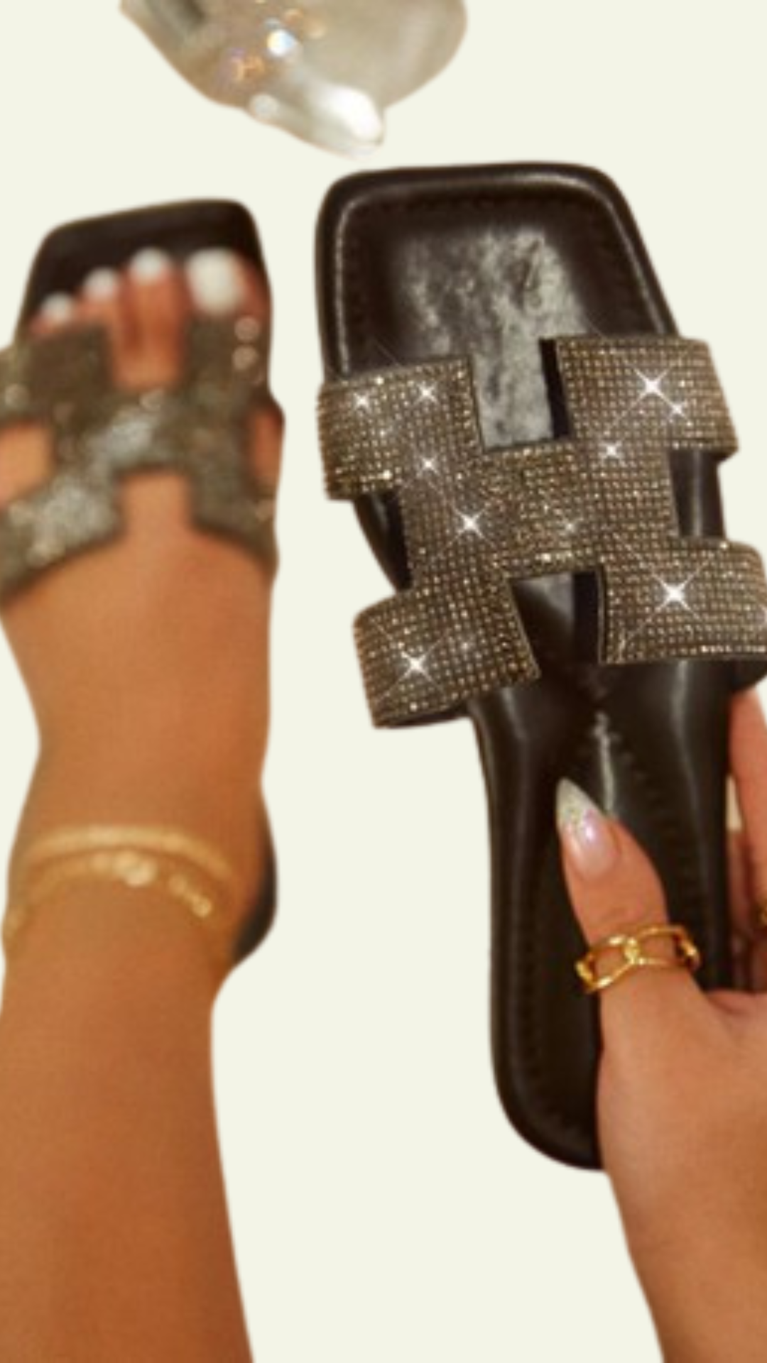 Sparkle Black Sandal – Magnolia's Boutique